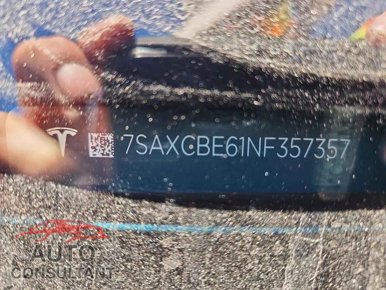 TESLA MODEL X 2022 - 7SAXCBE61NF357357