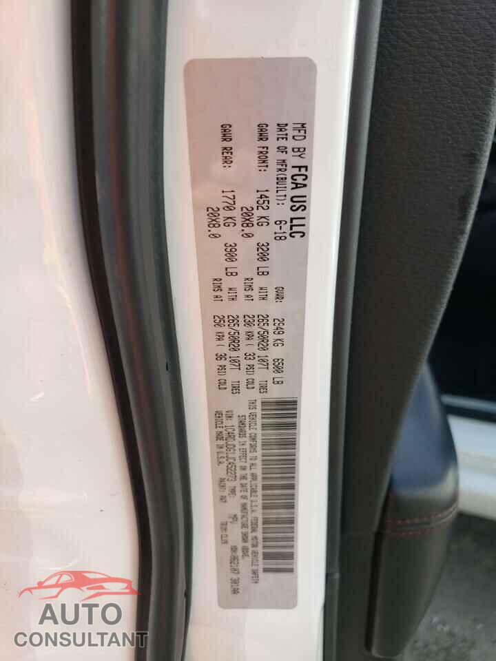 DODGE DURANGO 2018 - 1C4RDJDG1JC452273