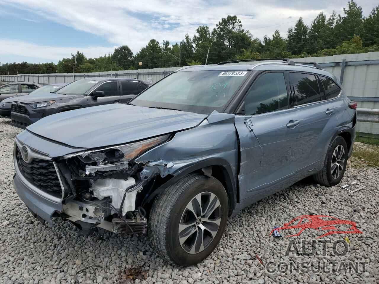 TOYOTA HIGHLANDER 2021 - 5TDGZRAH1MS080179