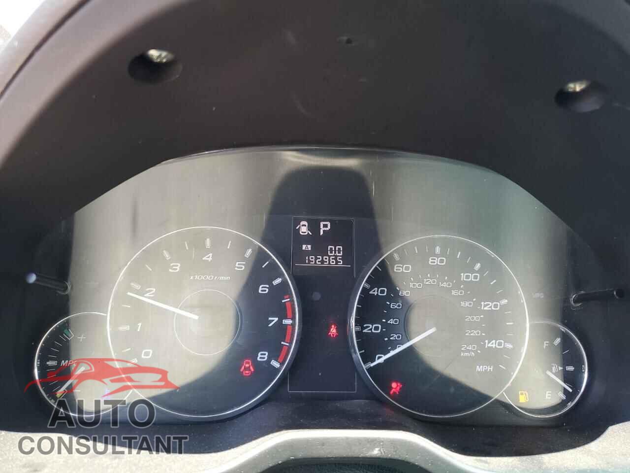 SUBARU OUTBACK 2011 - 4S4BRBCC5B3430622