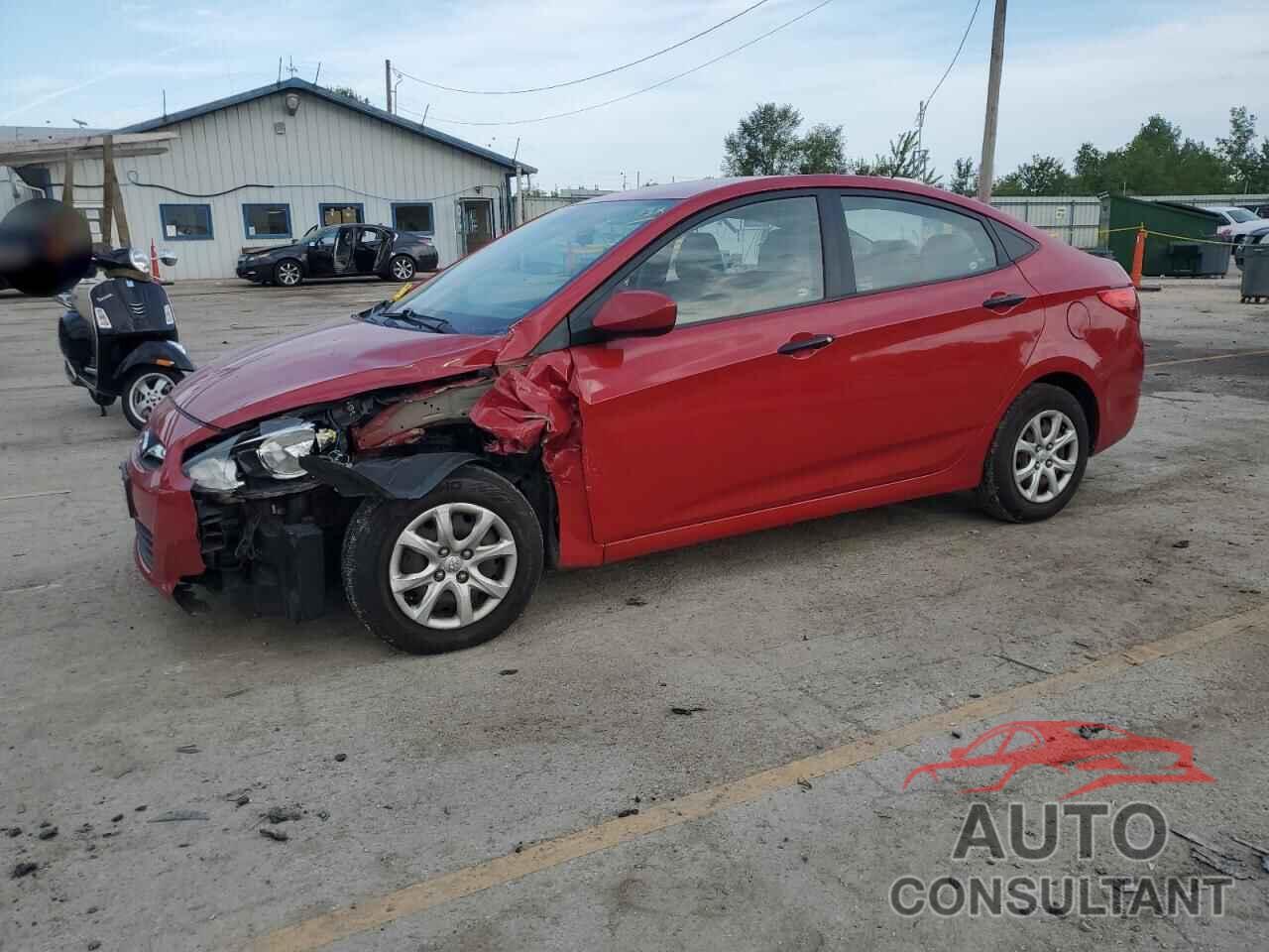 HYUNDAI ACCENT 2012 - KMHCT4AEXCU091695