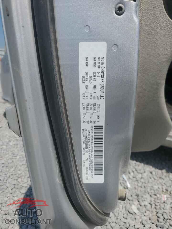 DODGE CARAVAN 2011 - 2D4RN5DG2BR650053