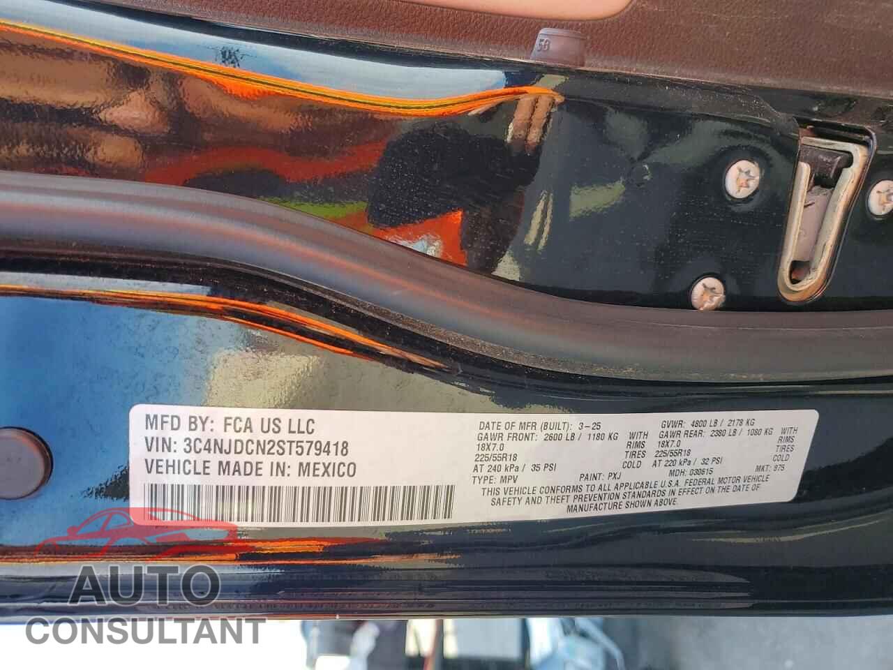 JEEP COMPASS 2025 - 3C4NJDCN2ST579418