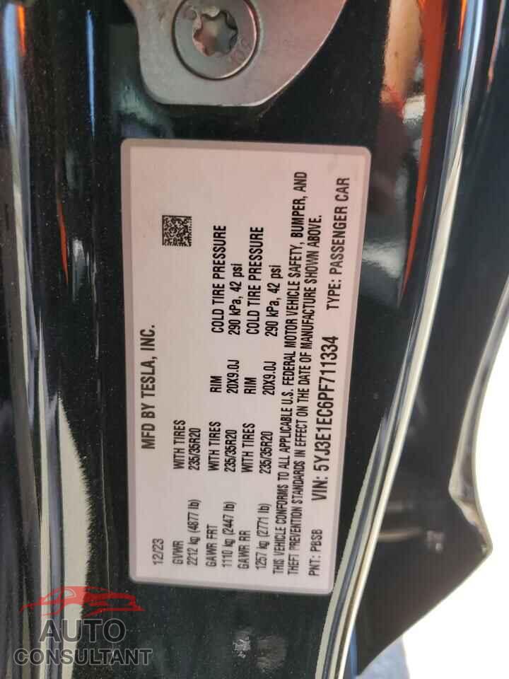 TESLA MODEL 3 2023 - 5YJ3E1EC6PF711334