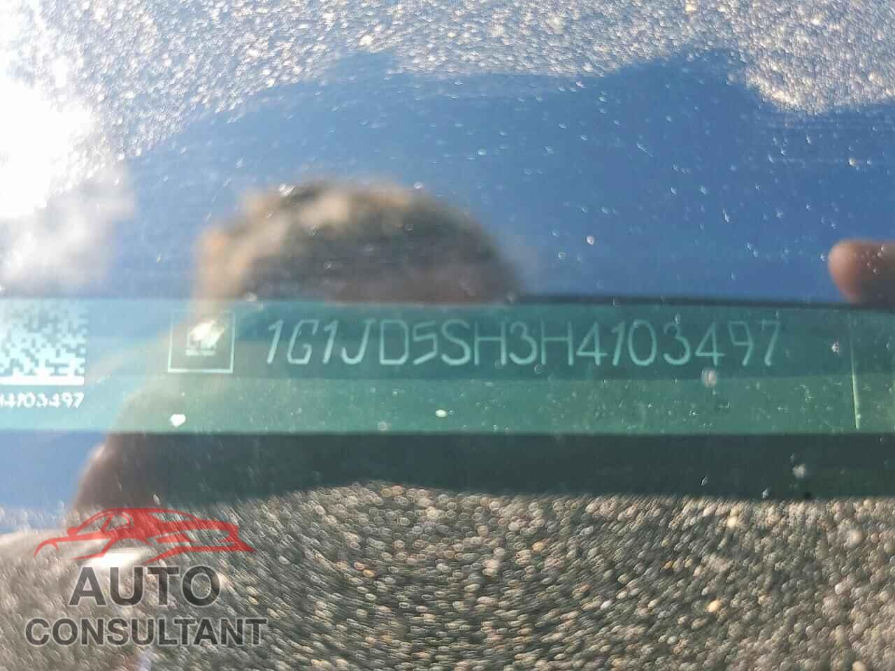 CHEVROLET SONIC 2017 - 1G1JD5SH3H4103497