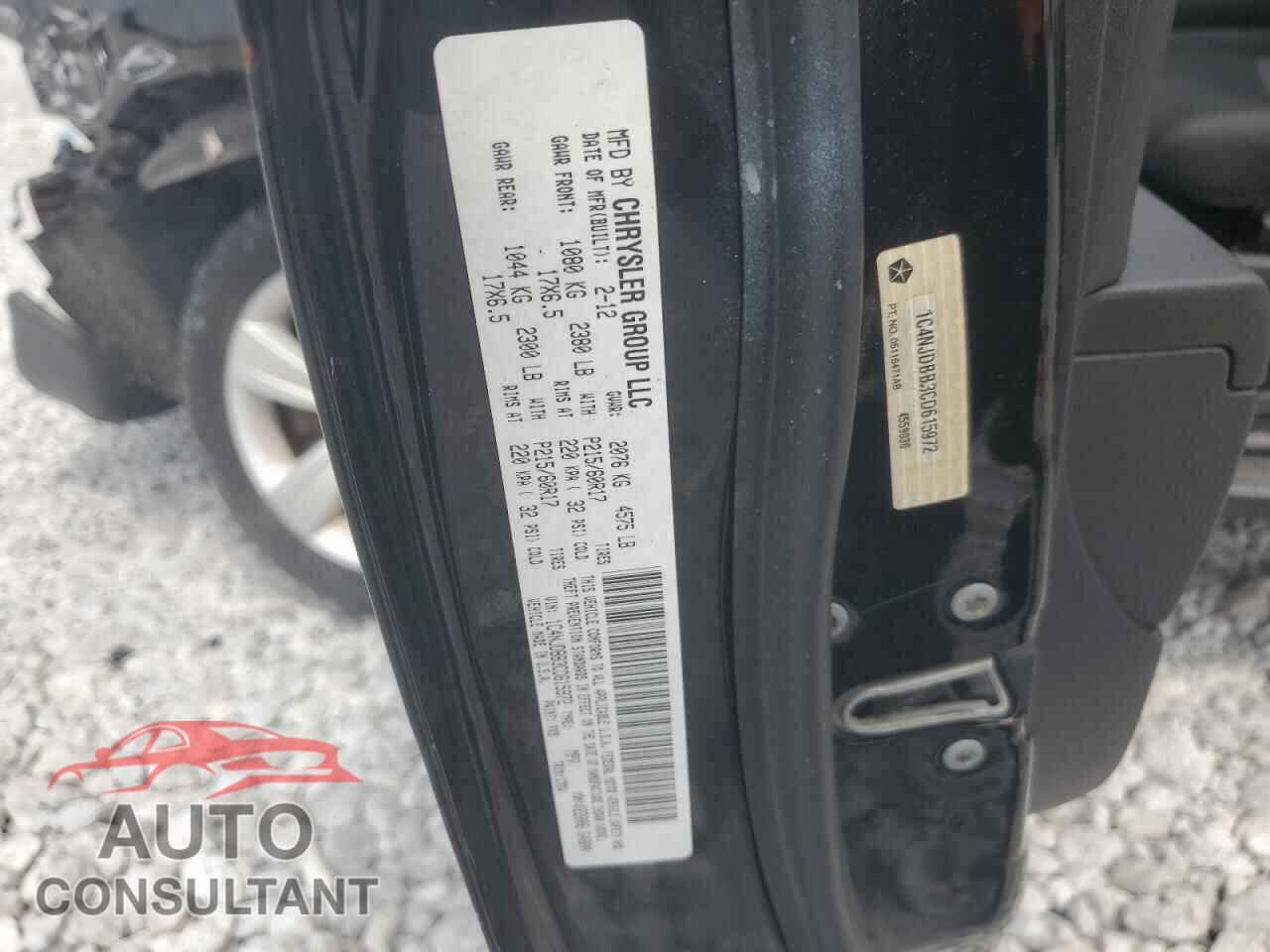 JEEP COMPASS 2012 - 1C4NJDBB3CD615972
