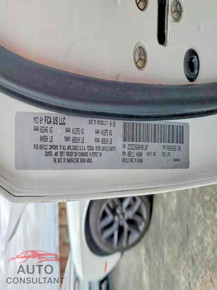 DODGE CHALLENGER 2019 - 2C3CDZAG3KH501307