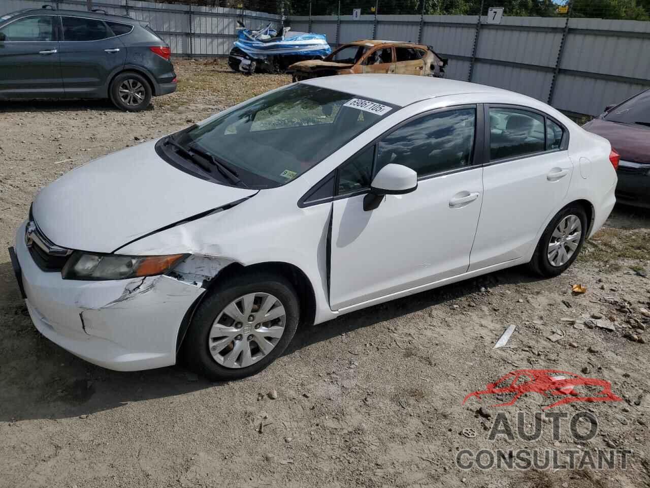 HONDA CIVIC 2012 - 2HGFB2F5XCH333178