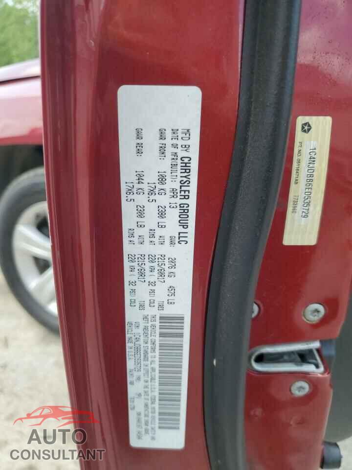 JEEP COMPASS 2014 - 1C4NJDBB6ED535729