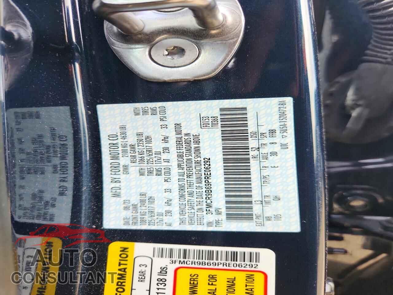 FORD BRONCO 2023 - 3FMCR9B69PRE06292
