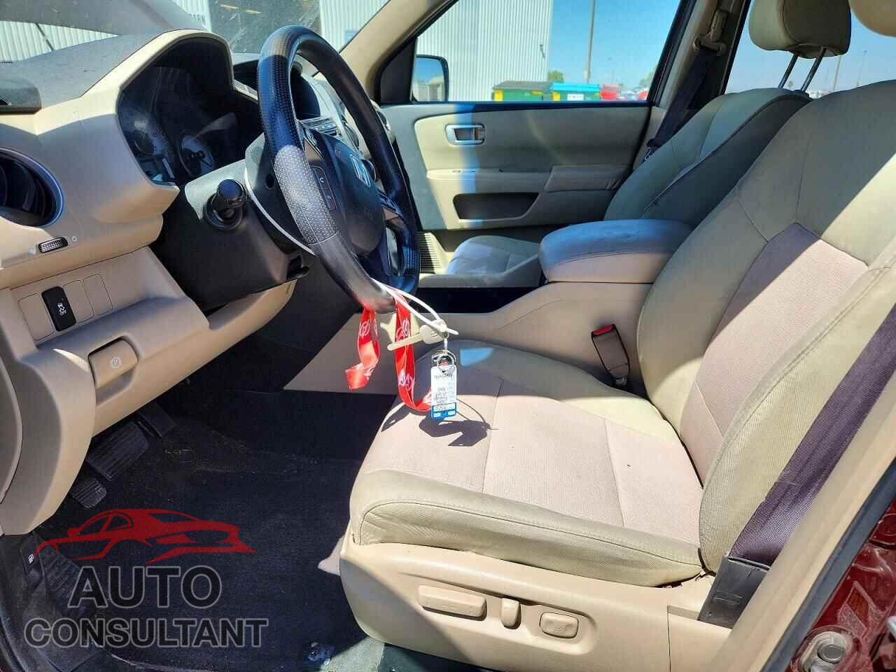 HONDA PILOT 2012 - 5FNYF3H45CB012001