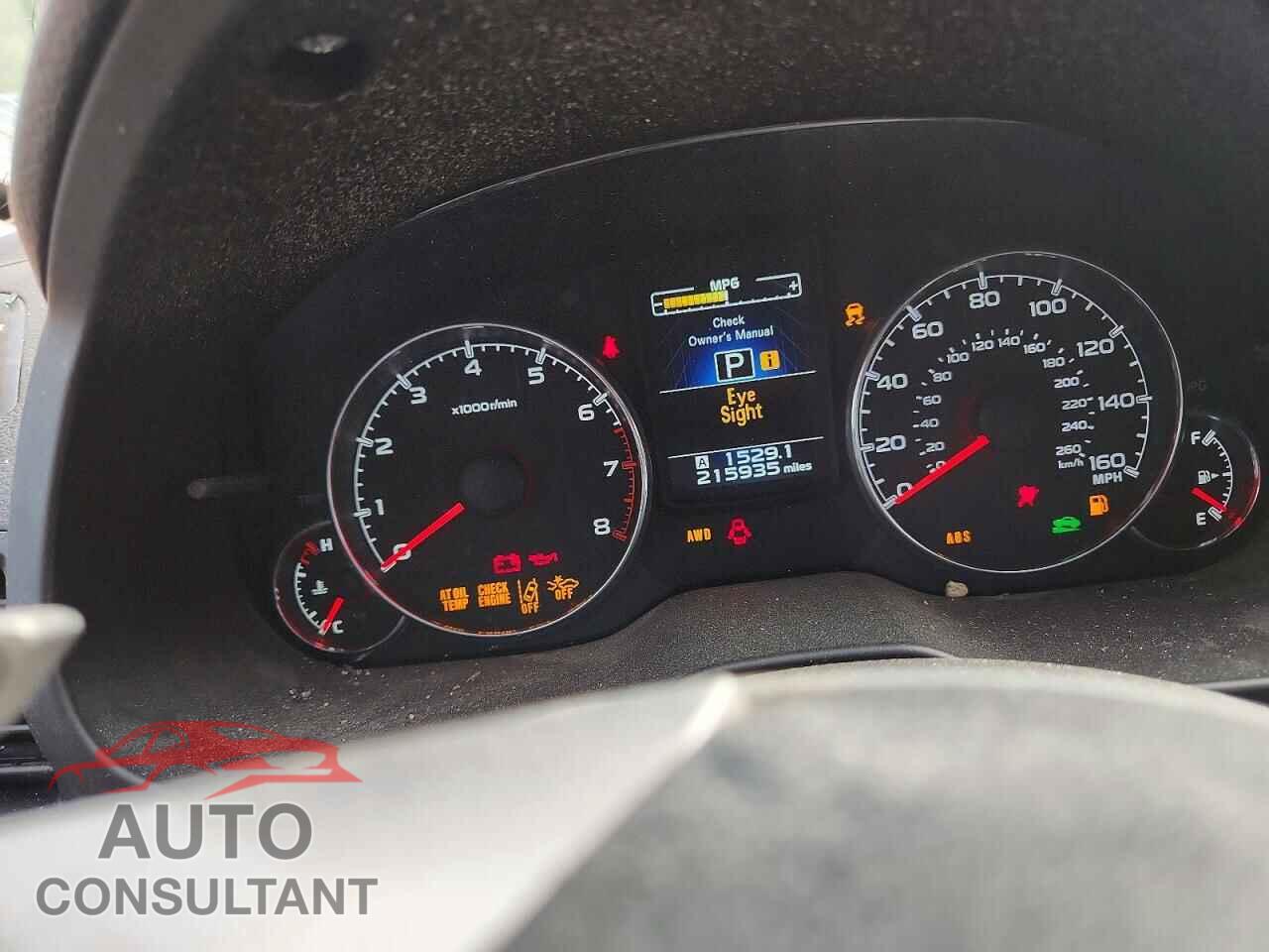 SUBARU OUTBACK 2013 - 4S4BRDPCXD2285530