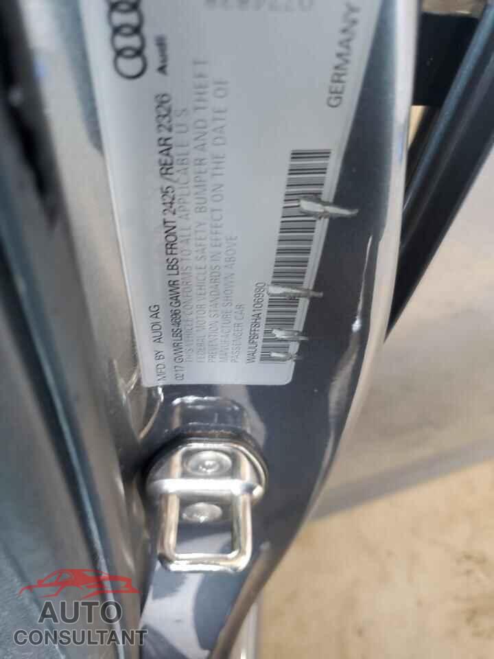 AUDI A3 2017 - WAUUPBFF8HA106980