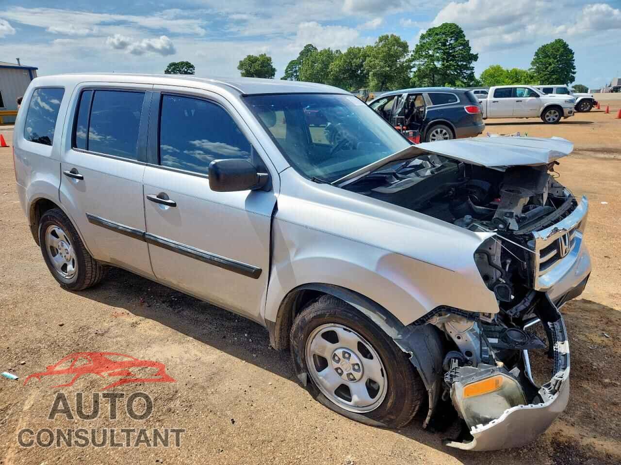 HONDA PILOT 2012 - 5FNYF3H27CB043880