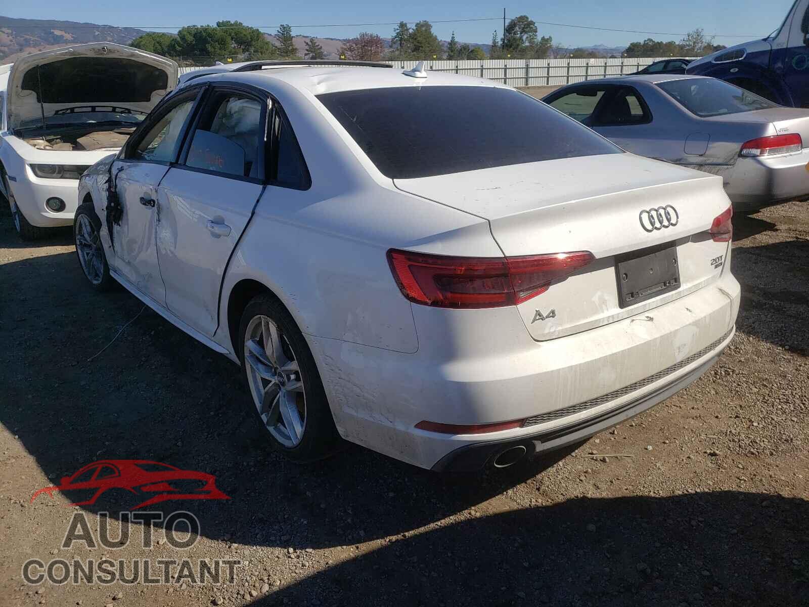 AUDI A4 2017 - WAUKMAF47HN044683
