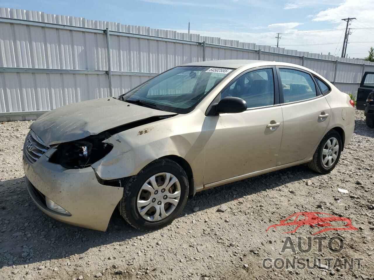 HYUNDAI ELANTRA 2010 - KMHDU4AD7AU197835