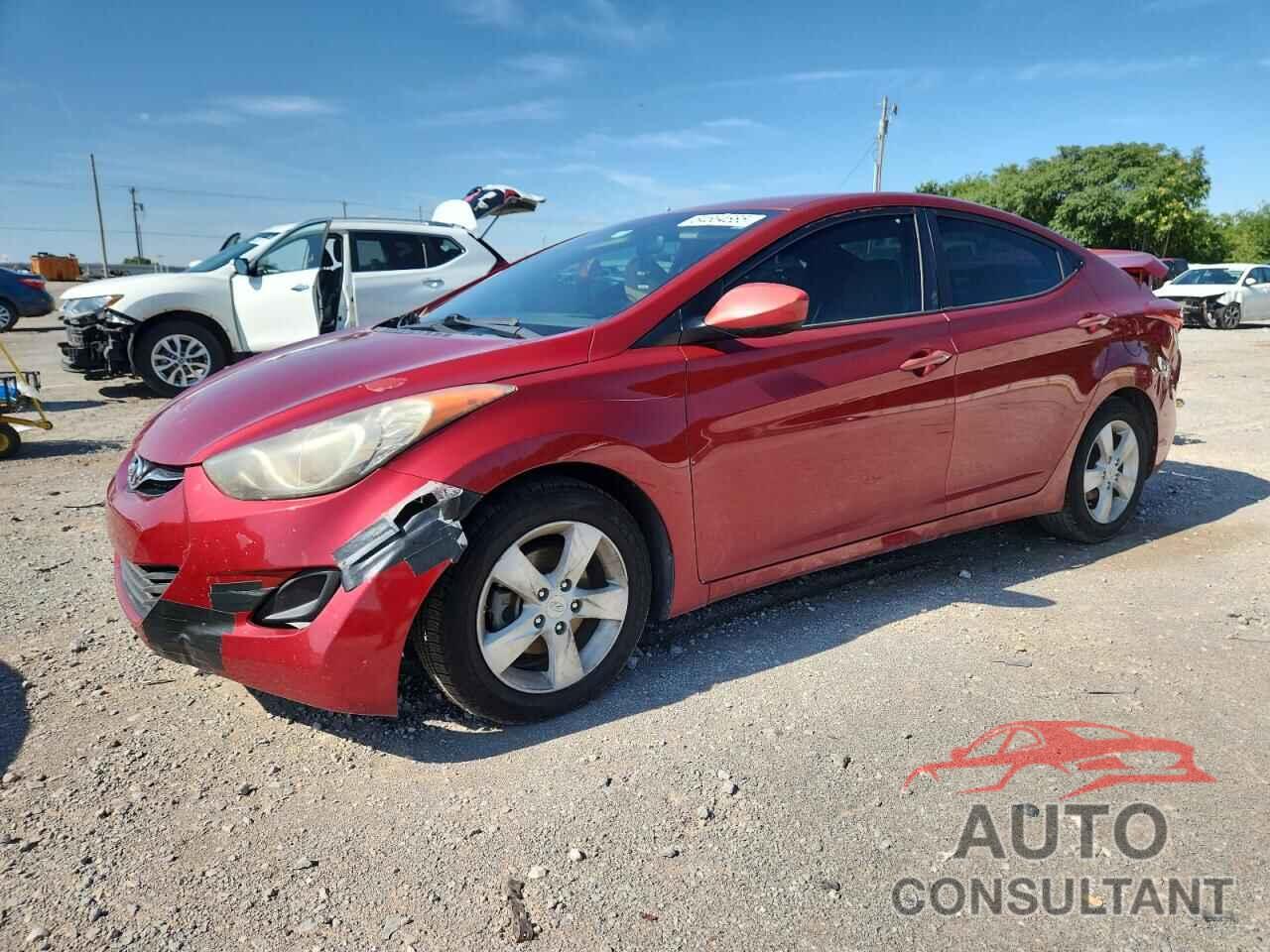 HYUNDAI ELANTRA 2013 - KMHDH4AE9DU811561