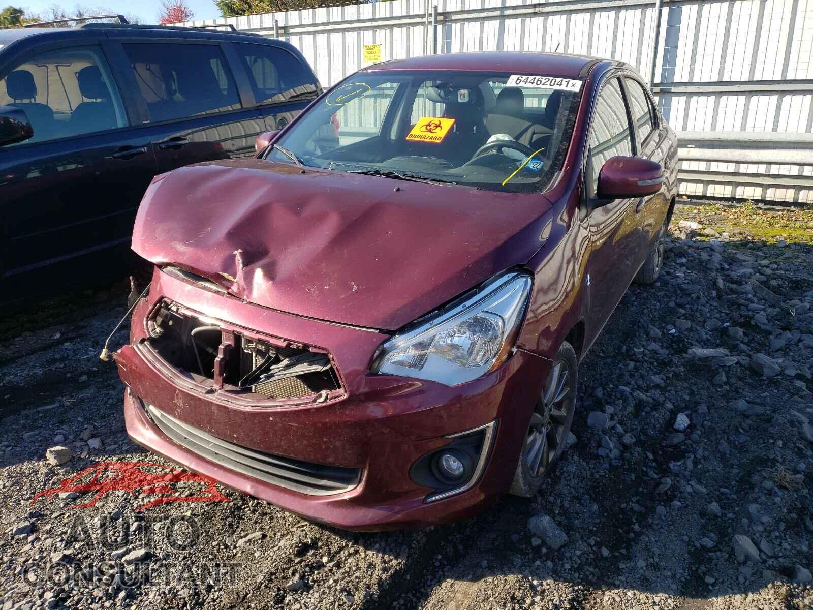 MITSUBISHI MIRAGE 2017 - ML32F4FJ7HHF17944