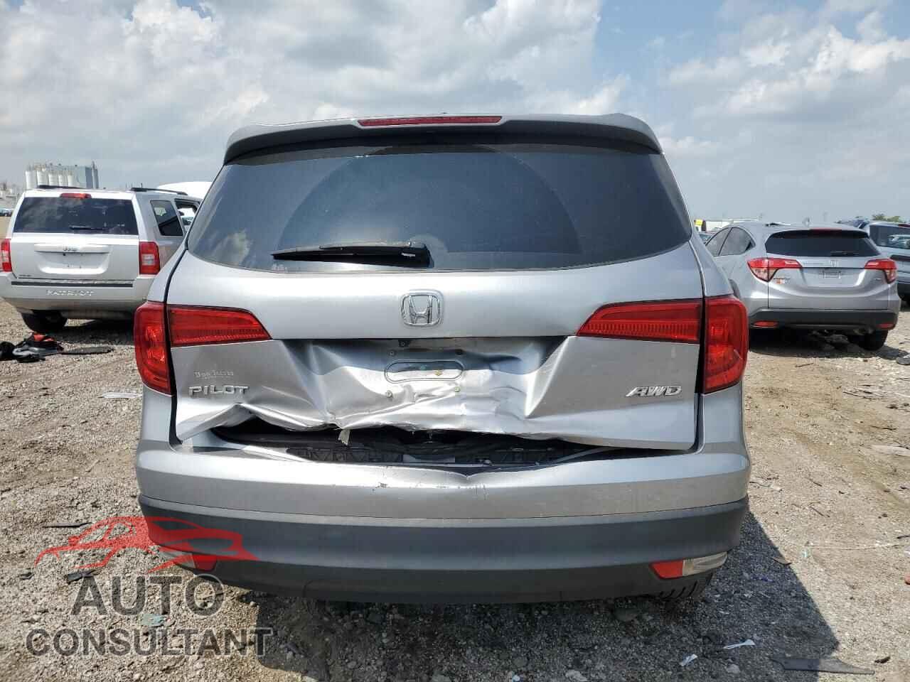 HONDA PILOT 2017 - 5FNYF6H40HB024159