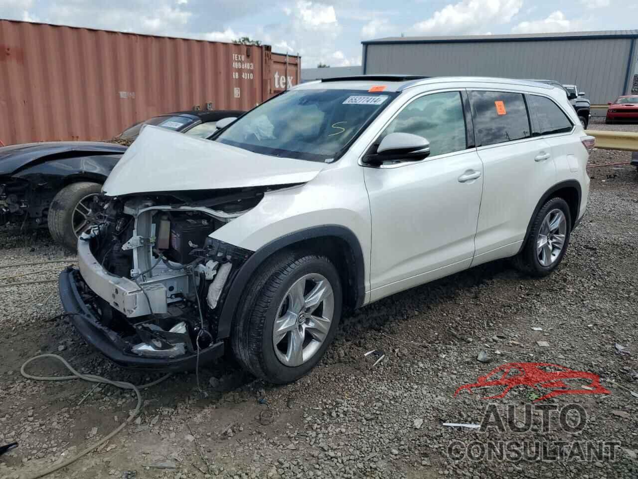 TOYOTA HIGHLANDER 2016 - 5TDYKRFH3GS138766