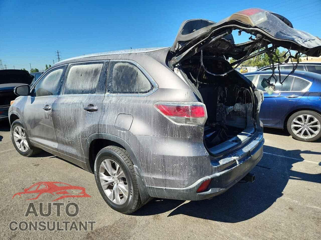 TOYOTA HIGHLANDER 2015 - 5TDKKRFH4FS070739