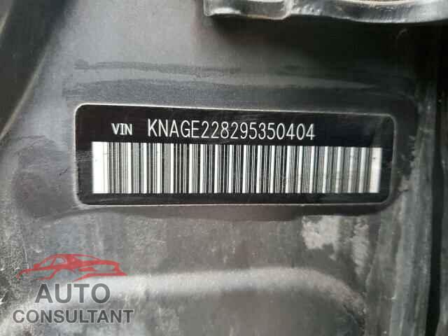 KIA OPTIMA 2009 - KNAGE228295350404