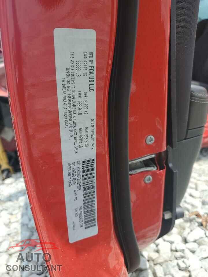 DODGE CHARGER 2019 - 2C3CDXCT3KH605875