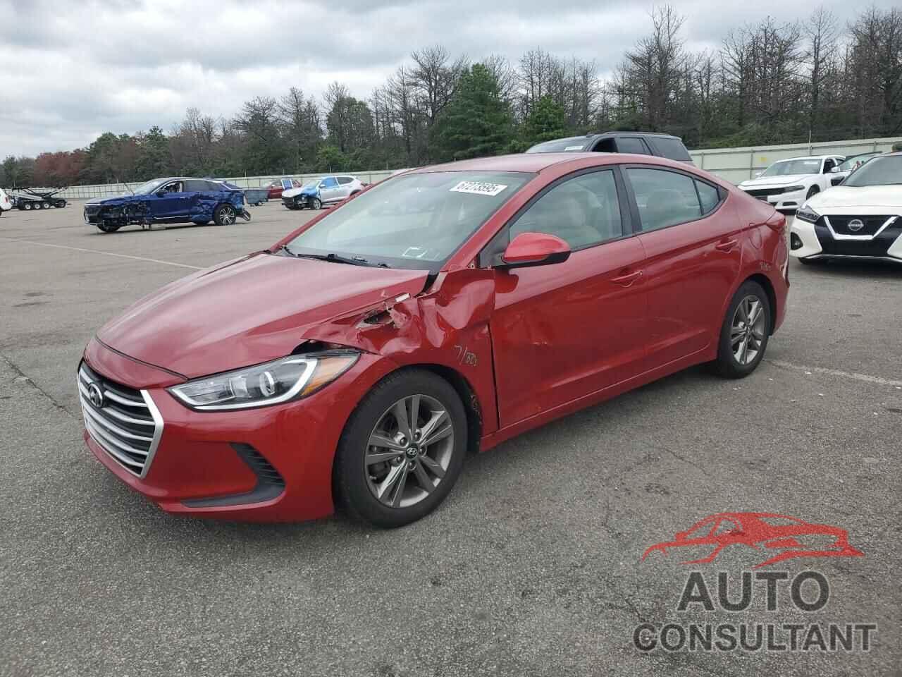 HYUNDAI ELANTRA 2017 - KMHD84LF3HU222551