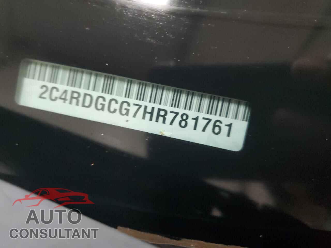DODGE CARAVAN 2017 - 2C4RDGCG7HR781761