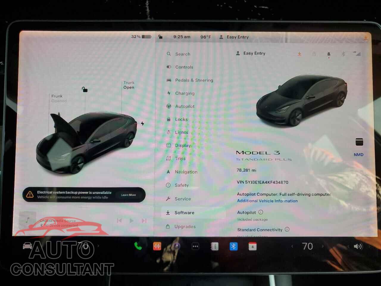 TESLA MODEL 3 2019 - 5YJ3E1EA4KF434870