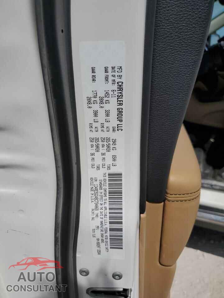 DODGE DURANGO 2011 - 1D4RE5GG4BC734069