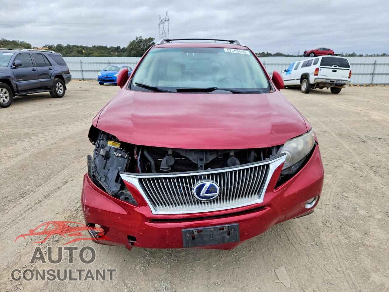 LEXUS RX450 2010 - JTJBC1BA2A2014609
