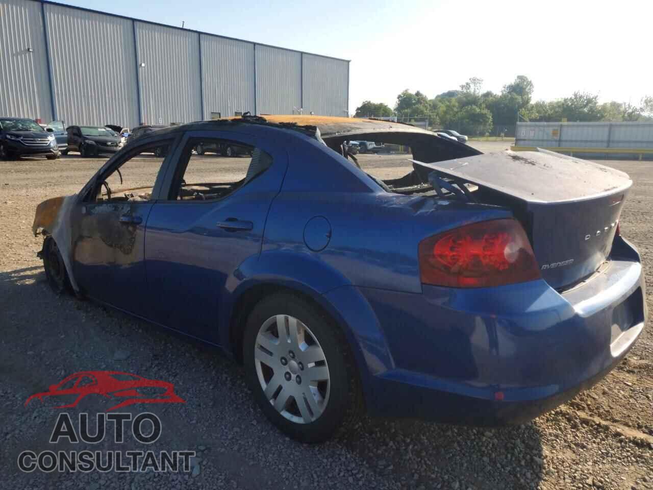 DODGE AVENGER 2013 - 1C3CDZAB6DN602744