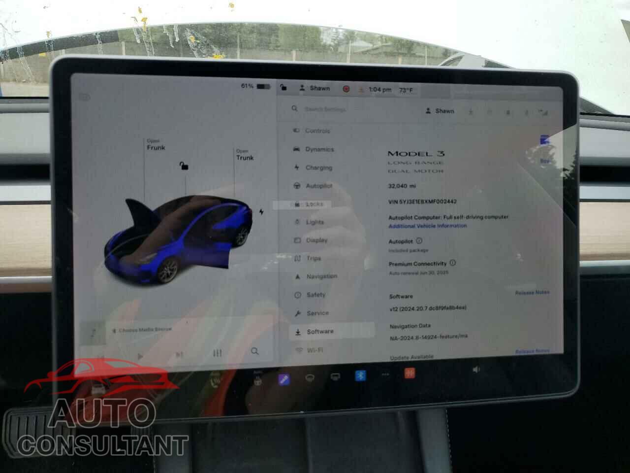 TESLA MODEL 3 2021 - 5YJ3E1EBXMF002442