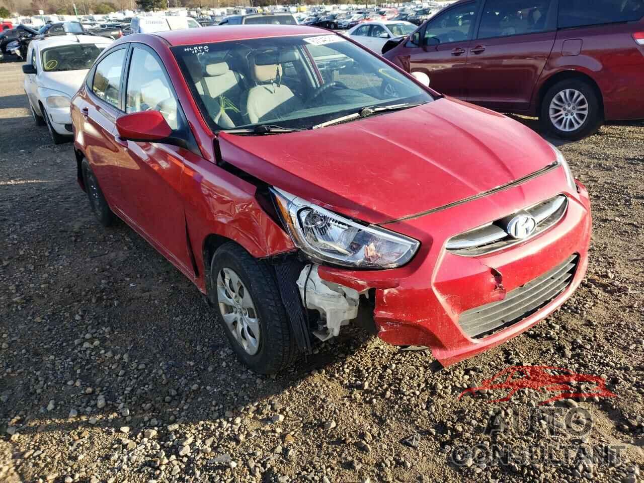 HYUNDAI ACCENT 2016 - KMHCT4AEXGU991163