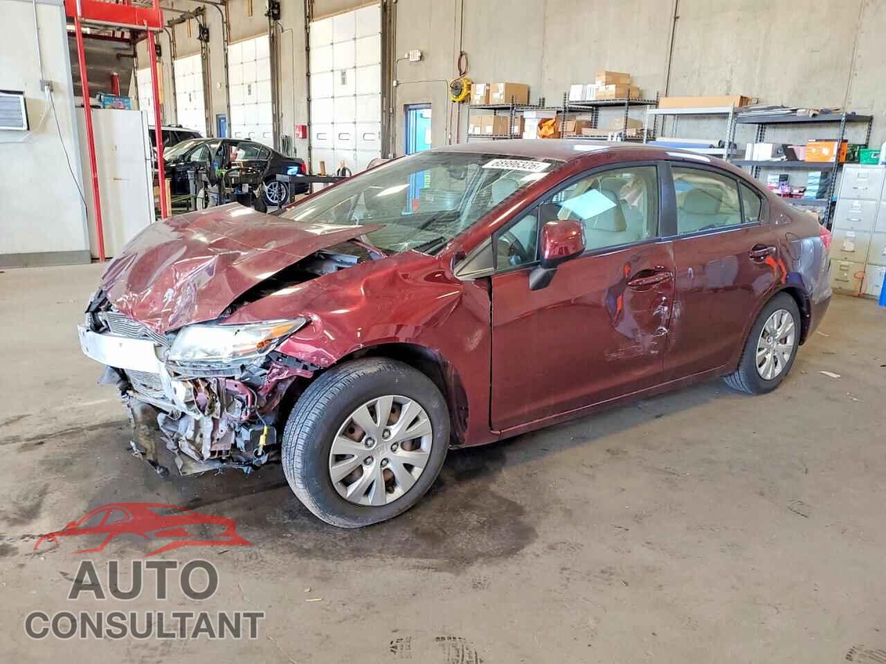 HONDA CIVIC 2012 - 19XFB2F5XCE078266