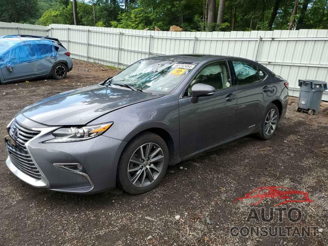 LEXUS ES300 2018 - JTHBW1GG2J2188847