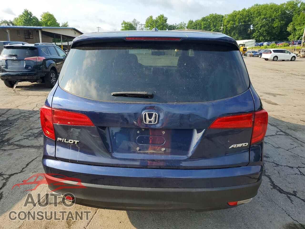 HONDA PILOT 2017 - 5FNYF6H59HB077757