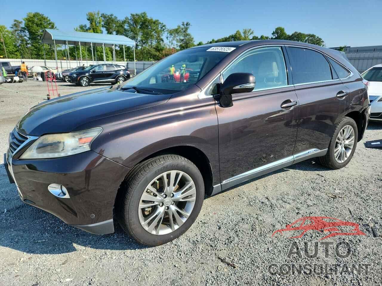 LEXUS RX450 2013 - JTJZB1BA3D2412837