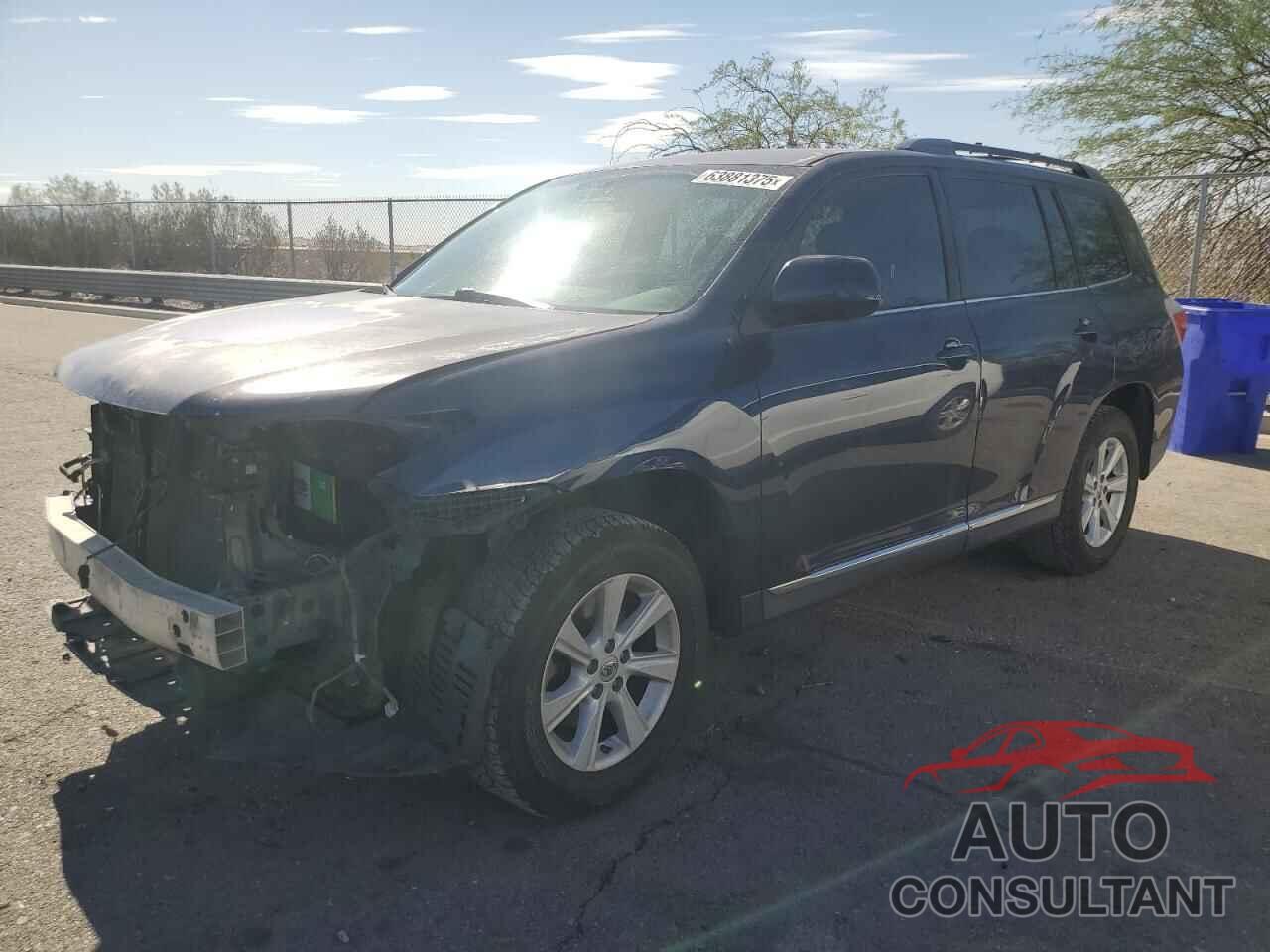 TOYOTA HIGHLANDER 2013 - 5TDZK3EH7DS132791