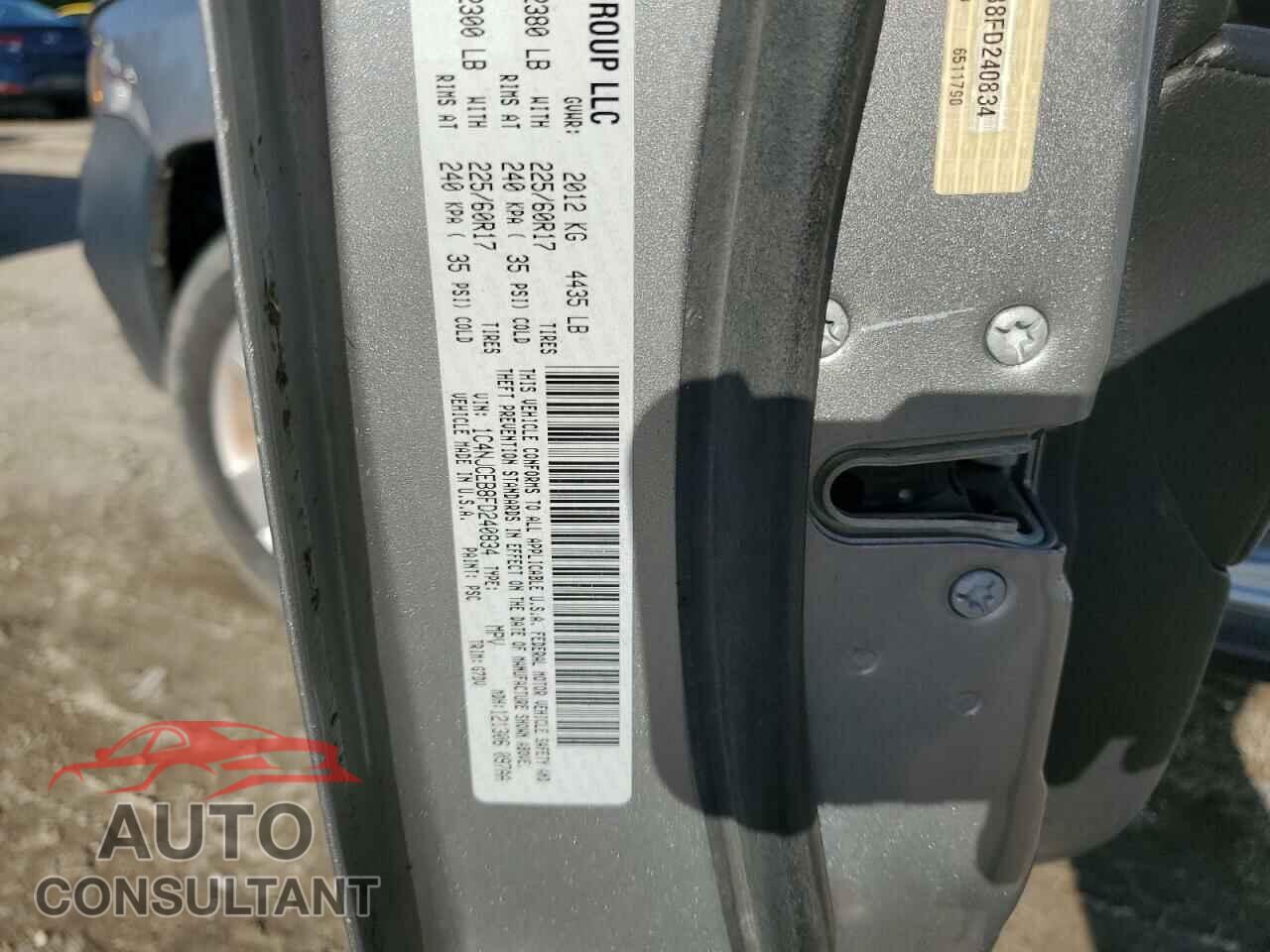 JEEP COMPASS 2015 - 1C4NJCEB8FD240834
