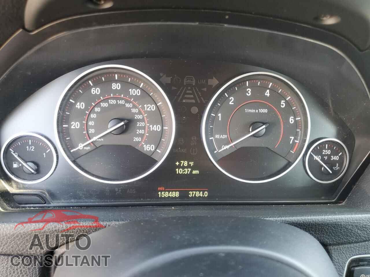 BMW 3 SERIES 2013 - WBA3B3C59DF540110