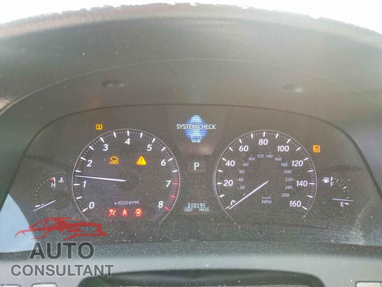 LEXUS LS460 2010 - JTHBL5EF8A5093914