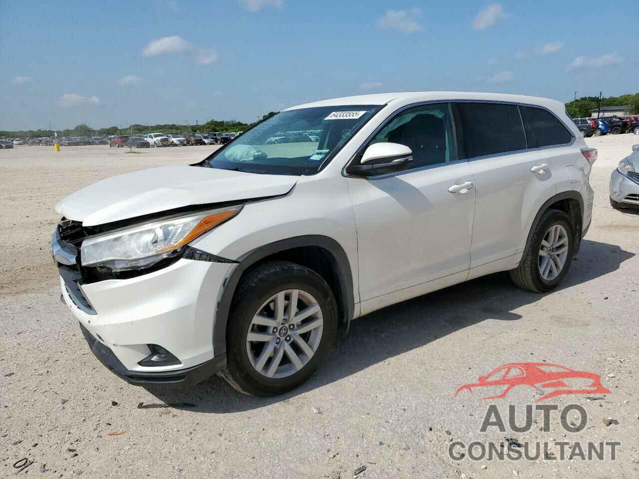 TOYOTA HIGHLANDER 2016 - 5TDBKRFHXGS255055