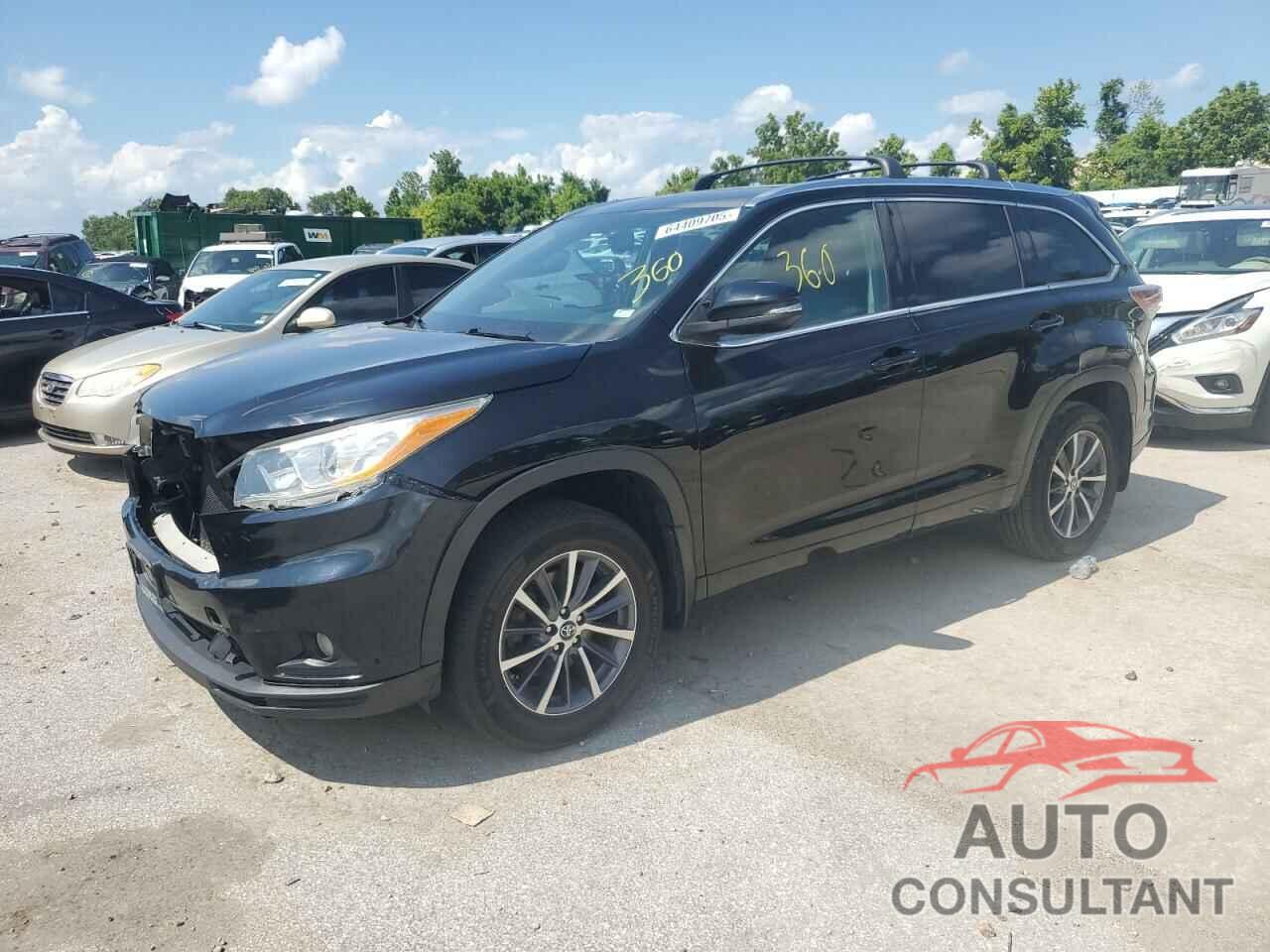 TOYOTA HIGHLANDER 2014 - 5TDJKRFH6ES066041