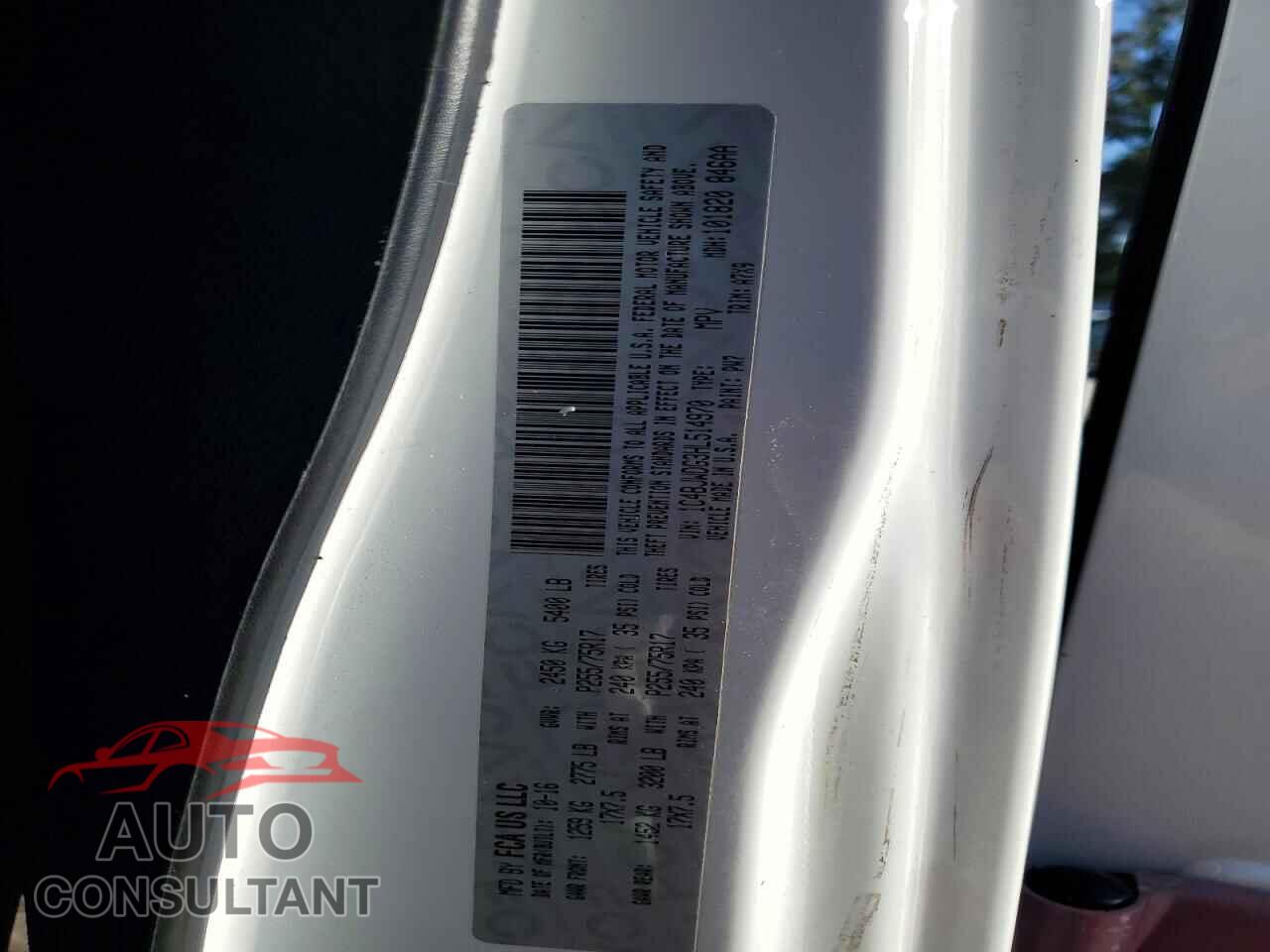 JEEP WRANGLER 2017 - 1C4BJWDG3HL514970