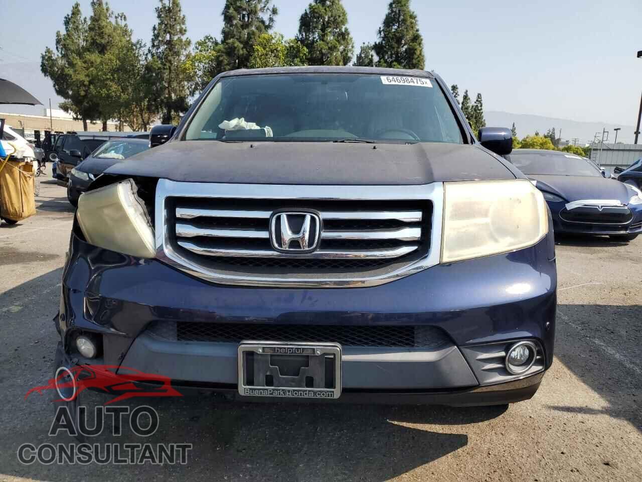 HONDA PILOT 2013 - 5FNYF3H91DB005883