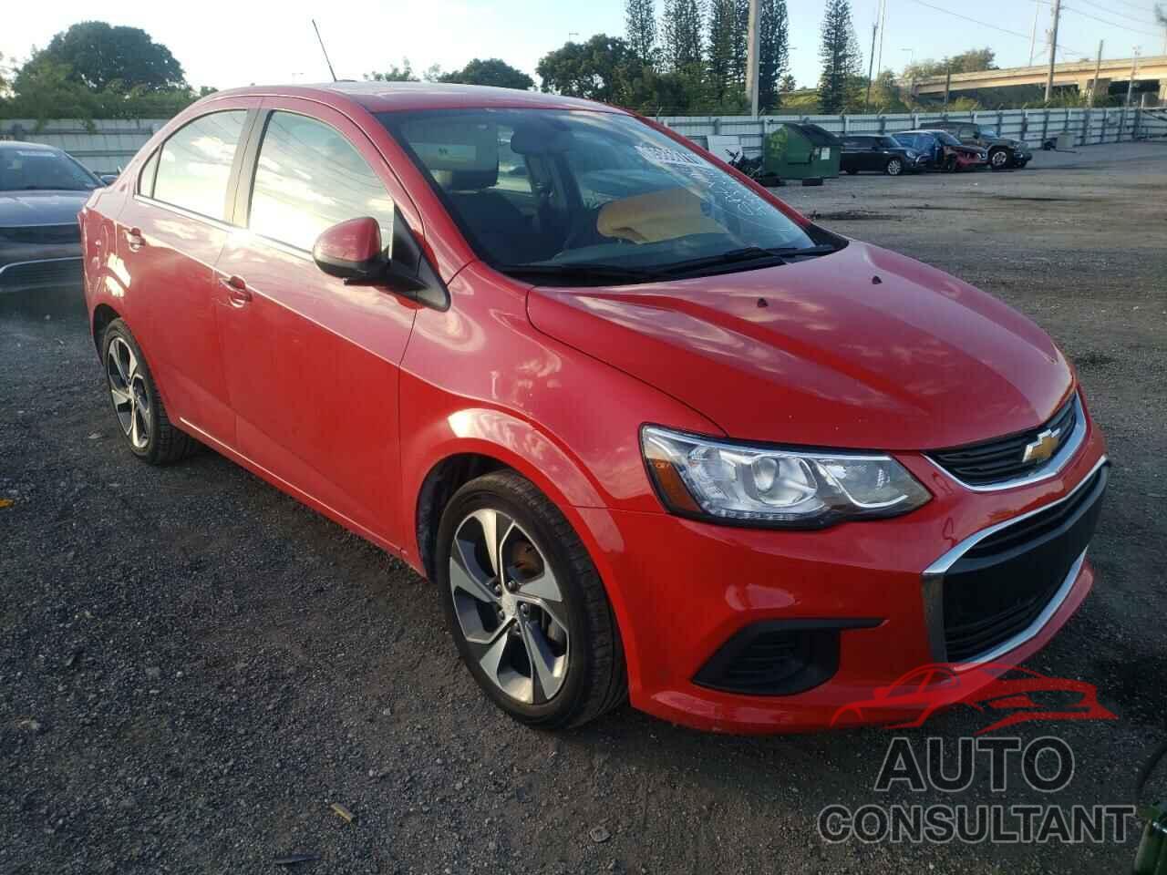 CHEVROLET SONIC 2020 - 1G1JF5SB3L4111601