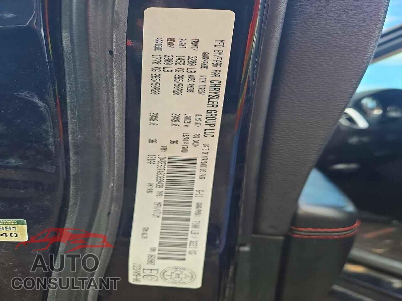 DODGE DURANGO 2011 - 1D4SE6GT4BC699439