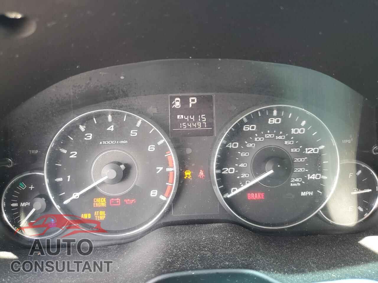SUBARU OUTBACK 2012 - 4S4BRBLC2C3290532